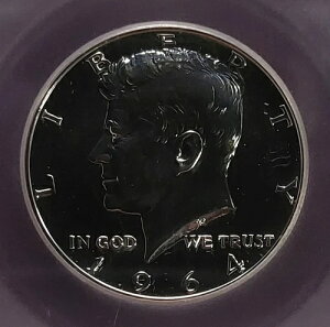 1964N JFK PlfB v[t Vo[ 50Zg n[thRC ICG PR69 PF69 f炵O