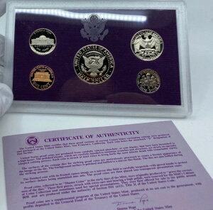 1990年代 アメリカ合衆国公式US造幣局プルーフコインセット i121151