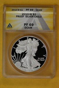 2010-W �v���[�t �V���o�[�C�[�O�� ANACS PF-69DCAM 3UVW
