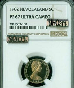 1982�N �j���[�W�[�����h 5�Z���g NGC MAC PF67 UCAM UHCAM SOLO FINEST *
