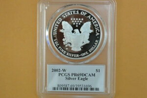 2002-W US $1 Vo[ C[O v[t PCGS PR 69 g[}XEN[uh TC C[OX x
