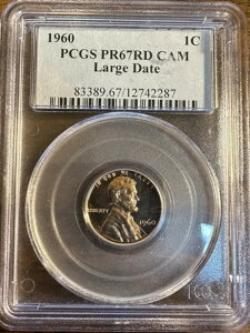 1960�N P �����J�[���L�O�Z���g PCGS PR 67 RD CAM ���[�W�f�C�g - (5015/XOL)