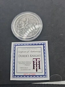 1�I���X �A���e�B�[�N �V���o�[ �v���[�t �z�[�{�[ �j�b�P�� �f���[���[�̋R�m /5000 ��