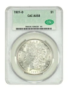 1921D �����K����� CAC AU58 �}�C�N��D �f���o�[�~���g �ŏI�N�R���N�^�[ USA