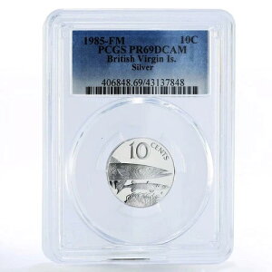 �C�M���X�̃��@�[�W������ 10�Z���g �O���[�g�o���N�[�_ �� PR69 PCGS ��� 1985�N