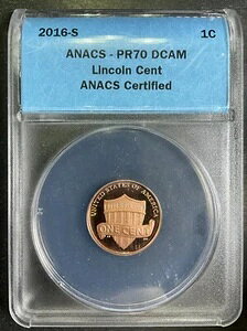 2016-S �����J�[�� �Z���g ANACS PR70DCAM �p�[�t�F�N�g�R�C�� �f�B�[�v�J���I �y�j�[ S6