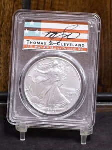 2021-W T2 �V���o�[�C�[�O�� - PCGS SP70 �o�[�j�b�V���d�グ �����AT�N���[�u�����h�̃T�C������(#58525-L)