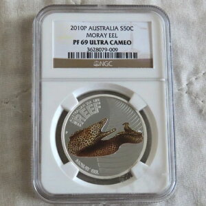 I[XgA 2010N Ec{ 50Zg .999 Vo[ v[t Xu NGC PF69 EgJI