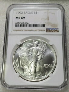 1992N 1h AJ Vo[ C[O NGC MS69 NVbN uEx - V~Ȃ