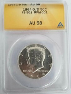 1964N D/D PlfB n[t_[ - 50Zg - fo[ - ANACS AU58 FS-501 RPM-001