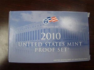 2010年 アメリカ造幣局 プルーフセット 箱・品質証明書付き 14枚セット 米国送料無料