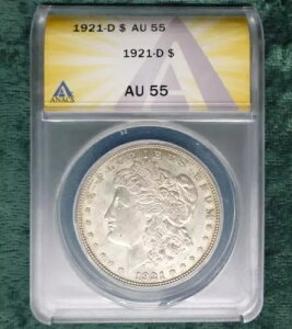 1921 D ANACS AU 55 Vo[ K _[AF AU 55 K Vo[ 1 h RC