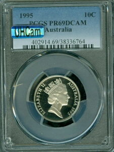 1995�N �I�[�X�g�����A 10�Z���g PCGS PR69 MAC UHCam 2ND FINEST MAC SPOTLESS *