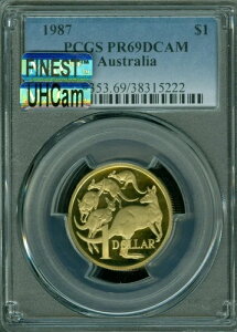 1987N I[XgA 1h PCGS PR69 MAC UHCam MAC FINEST & SPOTLESS *