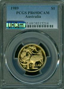 1989N I[XgA A{Wj 1h PCGS PR69 MAC UHCam 2ND ō & V~Ȃ *