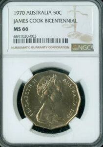 1970N I[XgA 50Zg NGC MS66 PQ 2ND ōO[h *