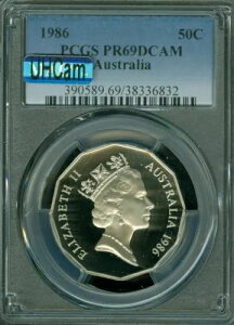 1986N I[XgA 50Zg PCGS PR69 MAC UHCam 2ND ō *