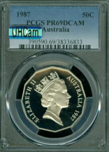 1987N I[XgA 50Zg PCGS PR69 MAC UHCam MAC 2ND ō *