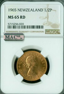 1965N j[W[h n[tyj[ NGC MS65 RD PQ MAC X|bgX *