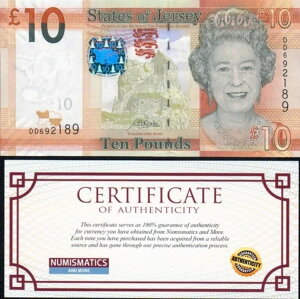 W[W[B 10|h 2010 UNC F COA KM-34a QEII
