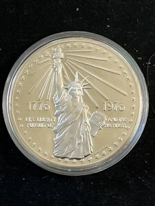 1976年 自由の女神像 銀製 建国200周年記念メダル
