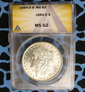 1884 O ANACS MS 62 Vo[ K _[AAJO Vo[ 1 h RC
