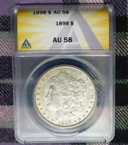1898 ANACS AU 58 K݁AAJO  1hAAJO