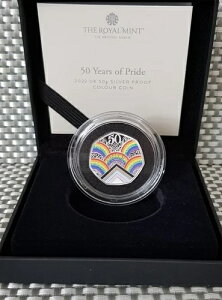 2022 50 Years of Pride �V���o�[ �v���[�t 50 �y���X �R�C�� �J���[ LGBTQ �V�i �� �茳�ɂ���܂� !!