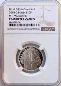 2018�N 10�y���X �V���o�[ �v���[�t �C�M���X M �}�b�L���g�b�V�� NGC PF68 �E���g���J���I �R�C���n���g
