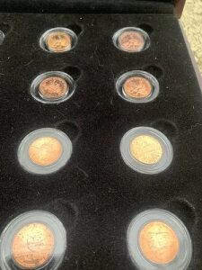 2009年リンカーン200周年記念ペニーセット プルーフ、サテン仕上げ、P&Dミント