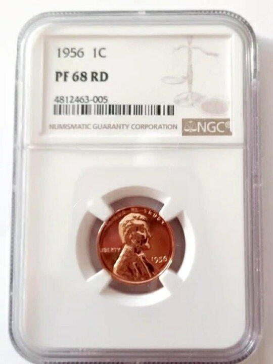 楽天市場】Blazing RD 1956 PF68 リンカーンセント（価値 165 ドル 