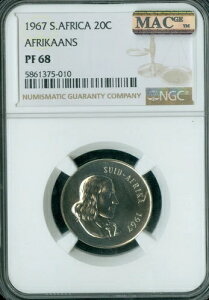 1967N AtJ AtJ[X 20Zg NGC PF68 MAC X|bgX *