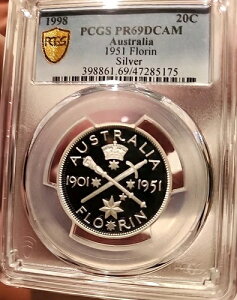 I[XgA 1998N AMLO 1951N t[ 20Zg  PCGS PR69DCAM 