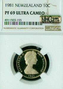 1981�N �j���[�W�[�����h 10�Z���g NGC MAC PF69 UHCAM SOLO �ō����O���[�h �X�|�b�g���X *