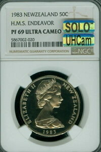 1983�N �j���[�W�[�����h 50�Z���g NGC PF69 MAC UHCam SOLO FINEST SPOTLESS *