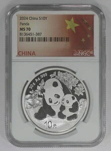 2024 30g .999 Ag Vo[  S10Y p_ NGC MS70 x