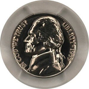 PR67 1955NWFt@[\jbP PCGSO[h US 5C v[t P-MINT EXACT RC1