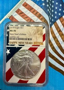 2018N Vo[ AJC[O NGC MS 70 unbs[j[C[GfBVv A - tbORA