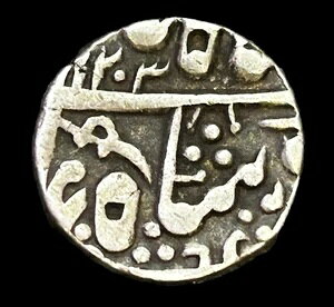 インド IPS クチャマン 1/2 ルピー 5.4 グラム (ジョードプル封建領) 希少銀貨