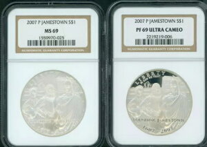 2007-P WF[Y^ELO NGC MS69 & PF69 PR69 2 Zbg!