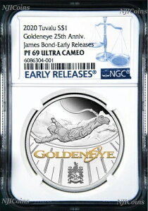 2020N WF[YE{h 007 S[fAC .9999 Vo[ v[t $1 1IX RC NGC PF69 ER