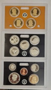 2012年 アメリカ製 シルバープルーフ14枚セット オリジナルボックスとCOA付き