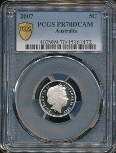 I[XgA 2007N 5Zg 5ZgiGLhij - PCGS PR70DCAM