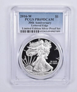 2016-W �A�����J�� �V���o�[ �C�[�O�� ����� �V���o�[ �v���[�t �Z�b�g PR69 PCGS