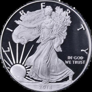 2018-W �V���o�[ �A�����J�� �C�[�O�� $1 PCGS PR70 DCAM ���s���� Thomas Clevel...
