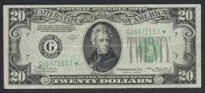 Fr.2055-Gm* 1934A $20 �V�J�S�u�~���[���X�^�[�vBP 313 �`���C�X ���ɗǍD�Ȋ󏭃R���N�V����