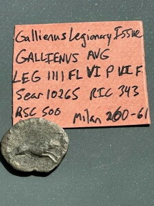 �K���G�k�X�B���A Legionary Denarius Leg IIII (Legion Four) FL VI P W. 1.66 �O����