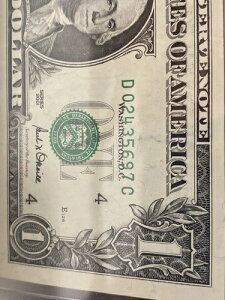 �G���[2001 $1 �s�V�[���_�E�����I�[�o�[�C���N�o�b�N���_�[�m�[�g D02435697C �����A�I