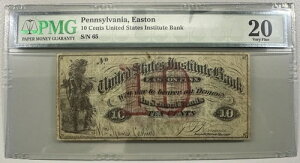 �y���V���o�j�A�B�C�[�X�g���A10�Z���gUS Institute Bank - PMG 20 ���Ɋ󏭂�FRAC NOTE