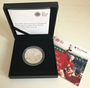 ~Simply Coins~ 2016 �V���o�[�v���[�t �A���_�j�[ ���[���h�J�b�v 5�|���h�R�C�� 1966�N